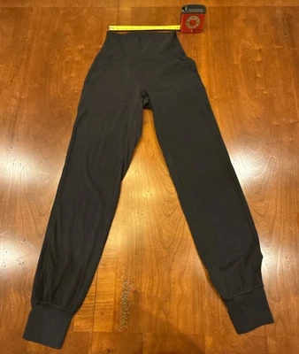 "Pantalón de tiro alto Lululemon Align 28"" - negro jaspeado - talla 0 - usado"  Foto 1 de 4