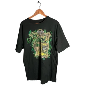 Camiseta Hard Rock Café Para Hombre Talla L Negra Día de San Patricio Nueva York Gráfico - Imagen 1 de 11