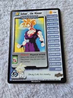 DBZ Dragon Ball Z Gohan, The Winner 134 CCG Unlimited Cell Saga MP - Image 1 of 4
