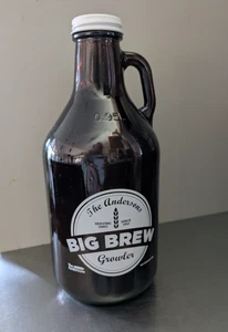 32 Unzen Glas Growler The Anderson's Big Brew Sammlerstück Toledo OH NEU - Bild 1 von 2