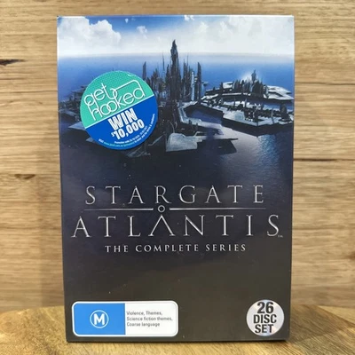 Stargate Atlantis The Complete Series DVD 1-5 Seasons 1 2 3 4 5 Region 4 PAL NEW - image 1 of 4