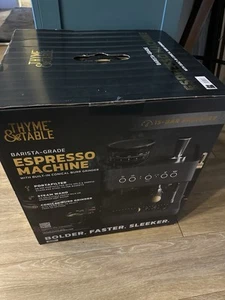 Máquina de café espresso de tomillo y mesa grado barista NUEVA SELLADA, gris pizarra - Imagen 1 de 5