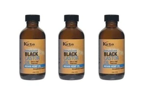 BL Kuza Jamaican Black Castor Oil Indian Hemp Oil Treatment 4oz --THREE PACK - Picture 1 of 1