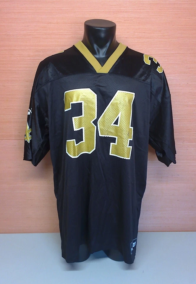 Camiseta de fútbol americano Ricky Williams #34 New Orleans Saints negra Puma NFL talla 2X Foto 1 de 4