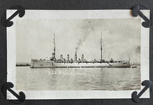 Vintage ORIGINAL WWI Destroyer Battleship War Navy 12 Pictures Photo Album - Picture 1 of 13