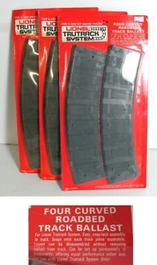 Lionel 6-5602 O TruTrack Curved Roadbed Track Ballast (3 Packs/12 qty) Mint 1974 - Picture 1 of 1