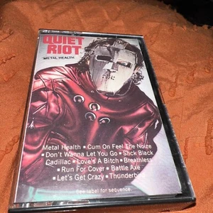 1983 Quiet Riot "Mental Health" Audio Cassette Tape Heavy Metal Used See Picture - Picture 1 of 2