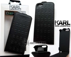 Funda iPhone 5 KARL Lagerfeld Piel Negra Kameo - Imagen 1 de 1