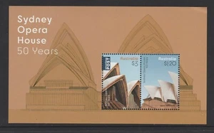 AUSTRALIA 2023 SYDNEY OPERA HOUSE 50 Years MINISHEET Block MNH - in stock now - Picture 1 of 1