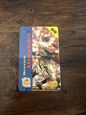 1995 Signature Rookies Auto-Phonex $2 Phone Cards #5 DERRICK ALEXANDER 851/3750