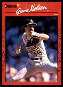 1990 Donruss Gene Nelson Oakland Athletics #540 - Picture 1 of 2