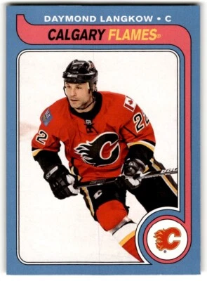 2008-09 O-Pee-Chee '79-80 Retro Daymond Langkow #360 Calgary Flames - Image 1 of 2