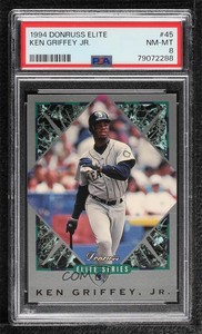 1994 Donruss Elite Series /10000 Ken Griffey Jr #45 PSA 8 HOF