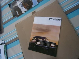 Catalogue pub auto prospectus voiture  Opel Rekord - Picture 1 of 7