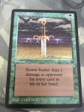 mtg Legends Storm Seeker, Old Set, Near Mint Condition