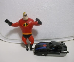 2 Disney/Pixar die Unglaublichen Figuren Mr. Incredible and the Parr Familienauto - Bild 1 von 7