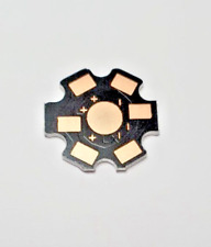LED Kühlkörper Grundplatte 20 mm schwarz/bronze - 1W-3W - UK - kostenlose P&P