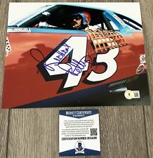 RICHARD PETTY SIGNED THE KING #43 NASCAR LEGEND 8x10 PHOTO A & BECKETT BAS COA