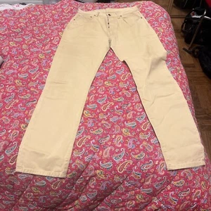 ✅ Levi's 551 Jeans W33 L34 beige uomo Vita alta levis , Nuovi Senza Etichetta - Foto 1 di 6