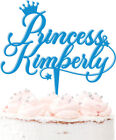Birthday Princess Personalised Name Acrylic Cake Topper Custom Made Girl's Pa...