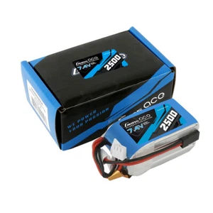 Gens Ace 2500mAh 7.4V 2S Hump RX Lipo Receiver Battery Pack With Universal Plug - Picture 1 of 3