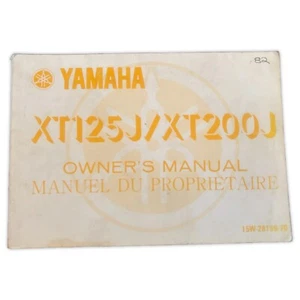 Yamaha XT125 XT200 J 1997 Owner's Manual 15W-28199-70 - Picture 1 of 1