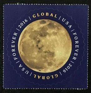 2016 The Moon Single Forever Briefmarke, Sc# 5058, postfrisch, OG - Bild 1 von 1