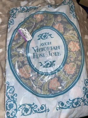 Bolso de Mano Vintage AVON 1983 Victoriano Rosa Acolchado Nuevo en Paquete Foto 1 de 4