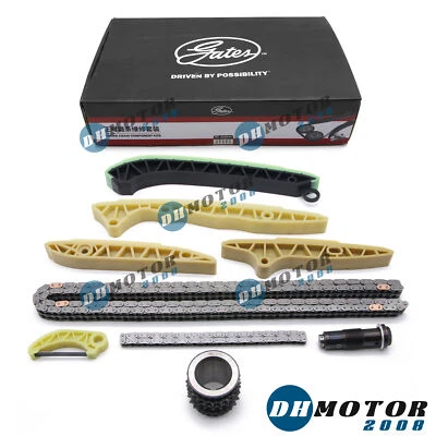9X Kit de guía de tensor de cadena de distribución para Mercedes-Benz W221 M272 M273 3.0 3.5 5.5 Foto 1 de 4