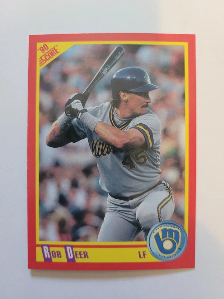 1990 SCORE ROB DEER #390 NM - Image 1 of 1