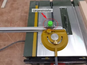 Längeneinsteller für Proxxon FET 27070 Tischkreissäge - Bild 1 von 10