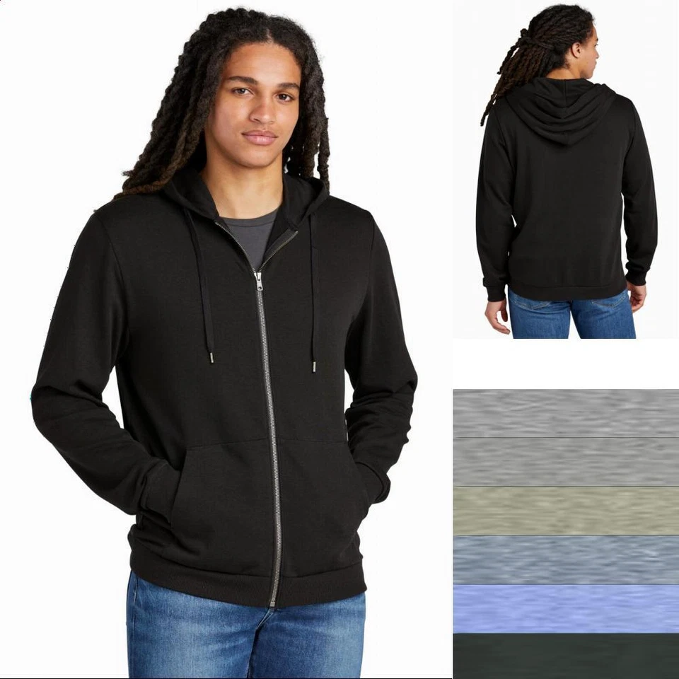 District ® Perfect Tri ® Fleece Full-Zip Mens Hoodie DT1302 Sizes XS-4XL - Image 1 of 1