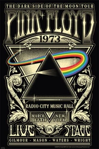 PINK FLOYD 1973 RADIO CITY 24X36 POSTER - Picture 1 of 1