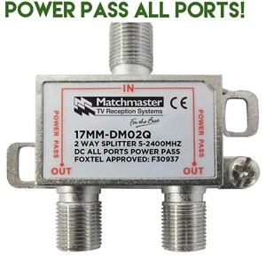 tv antenna splitter industry standard quality 2 way f type digital quality - Picture 1 of 3