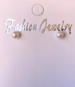 Pendientes de poste de 1/8" de diámetro vintage de joyería de moda de los años 70 - Imagen 1 de 1