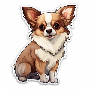 7X Autoaufkleber Sticker Niedlicher Chihuahua Aufkleber - Picture 1 of 1