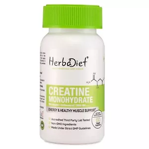 Micronized Creatine Monohydrate PURE Capsules Muscle Gain Strength Booster - Picture 1 of 4