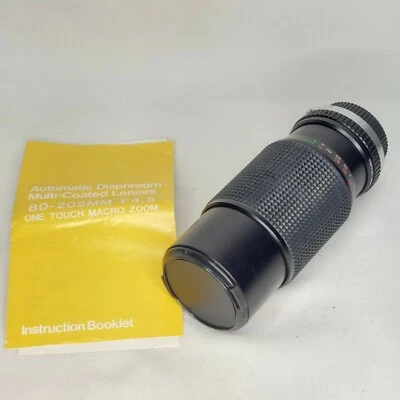 Super Albinar MC Auto Zoom Lens F=80-205mm 1:4.5 with 2 covers - Image 1 of 4