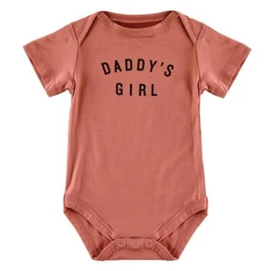 Unisex Baby Short Sleave Snap-Shirt Toddler Bodysuits Daddy's Girl 3-6 Months - Picture 1 of 1