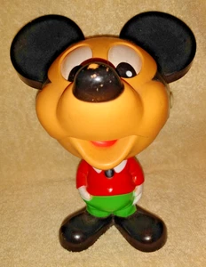 Vintage 1976 Mattel Mickey Mouse Pull String Talking Toy Walt Disney - Working - Picture 1 of 7