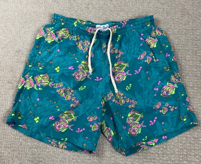 Vintage Water Prints Reyn Spooner Shorts Mens Size M Fish Nylon Baggies USA MADE - Image 1 of 4