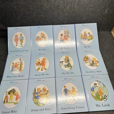 DICK AND JANE 12 Book Reading Collection Gift Set Homeschool Gr K - 2 Excellent - Image 1 of 4
