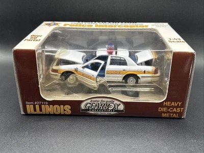 2000 Gearbox 1:43 Die-cast Ford Crown Victoria Illinois State Police Car - Image 1 of 2
