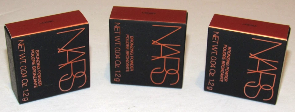 3 NARS Bronzing Powder LAGUNA 0.04 Oz 1.2 g Each Mini Size NIB Bronzer - Image 1 of 1