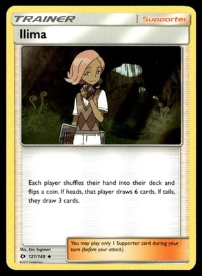 2017 POKEMON SUN AND MOON ILIMA U #121 643 - Image 1 of 2