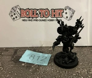 Warhammer 40k Caos Marines Espaciales Harken Worldclaimer Montado y Pintado - Imagen 1 de 1