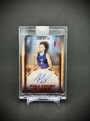 Dereck Lively II 2023-24 Topps 3  Red Refractor Rookie Auto /5 SSP Sealed - Image 1 of 3