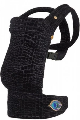 $650 ARTIPOPPE "Zeitgeist" Portabebés Algodón Terciopelo - Negro Caimán Foto 1 de 4