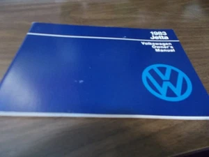 1983 Volkswagen Jetta Original Owner's Manual - Picture 1 of 1