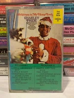 Charley Pride Christmas In My Home Town Cassette Tape RCA Country Holiday 1977 - Image 1 of 2